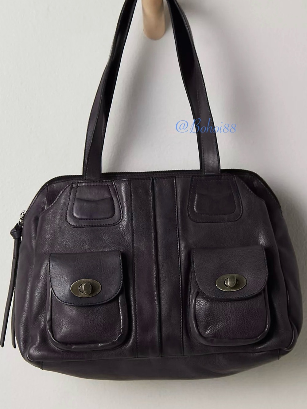 NEW Free People Billie Bowler Bag - Picture 13 of 13